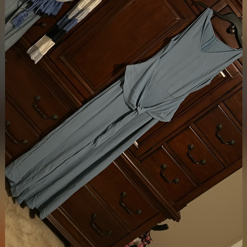 Light blue jumpsuit from SHEIN